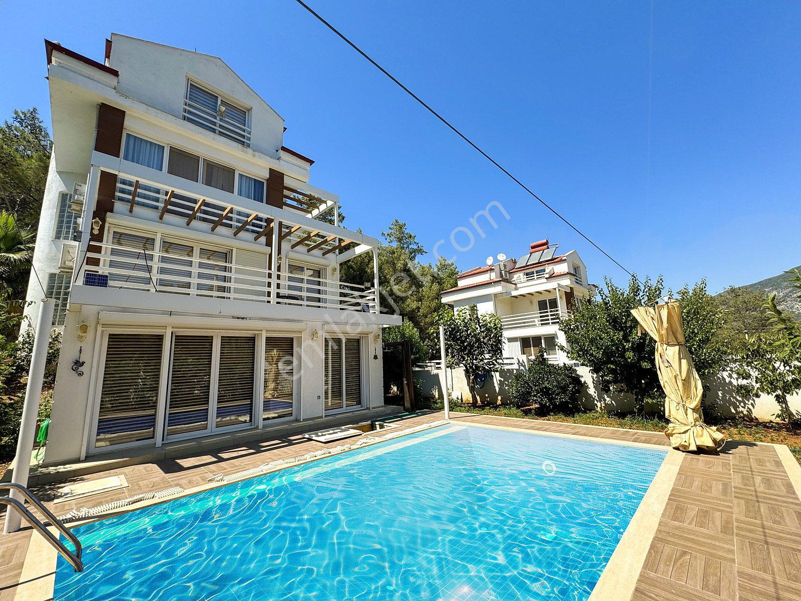 Fethiye Ölüdeniz’de Kısa Dönem Kiralamaya Uygun Özel Havuzlu Villa - Görsel 25