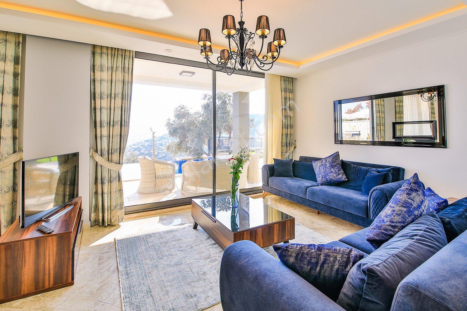 Kaş Kalkan'da Satılık Açık Ve Kapalı Havuzlu 5+1 Villa - Görsel 21