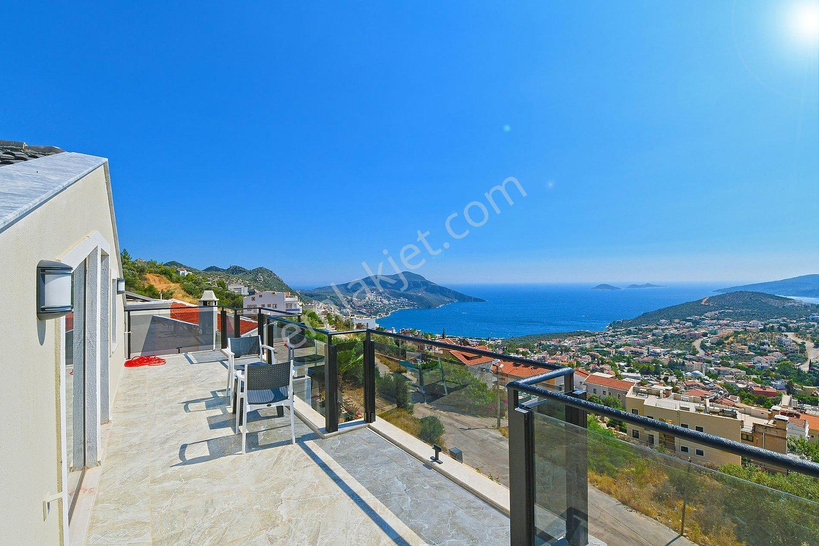 Kaş Kalkan'da Satılık Açık Ve Kapalı Havuzlu 5+1 Villa - Görsel 8
