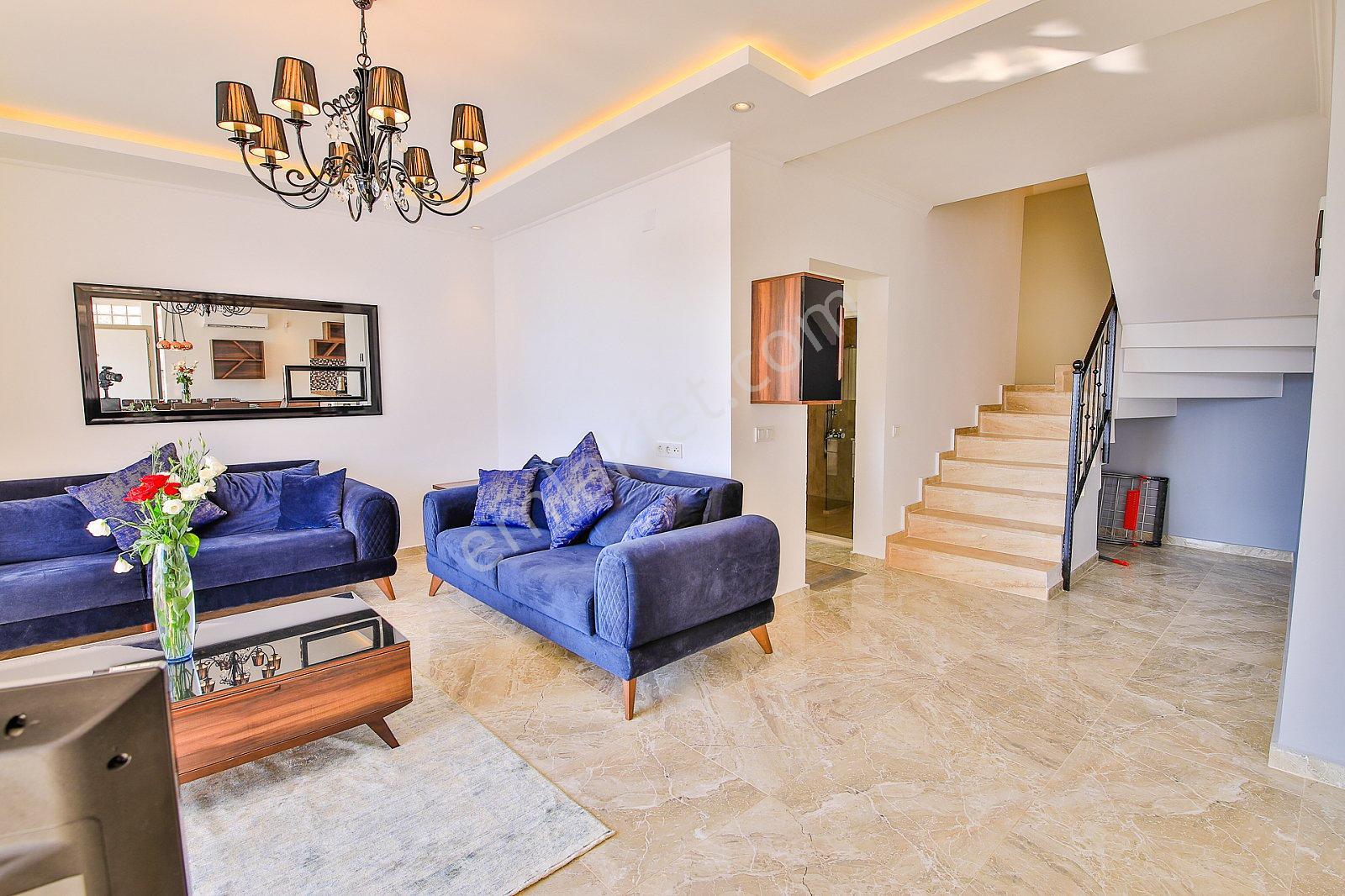 Kaş Kalkan'da Satılık Açık Ve Kapalı Havuzlu 5+1 Villa - Görsel 23