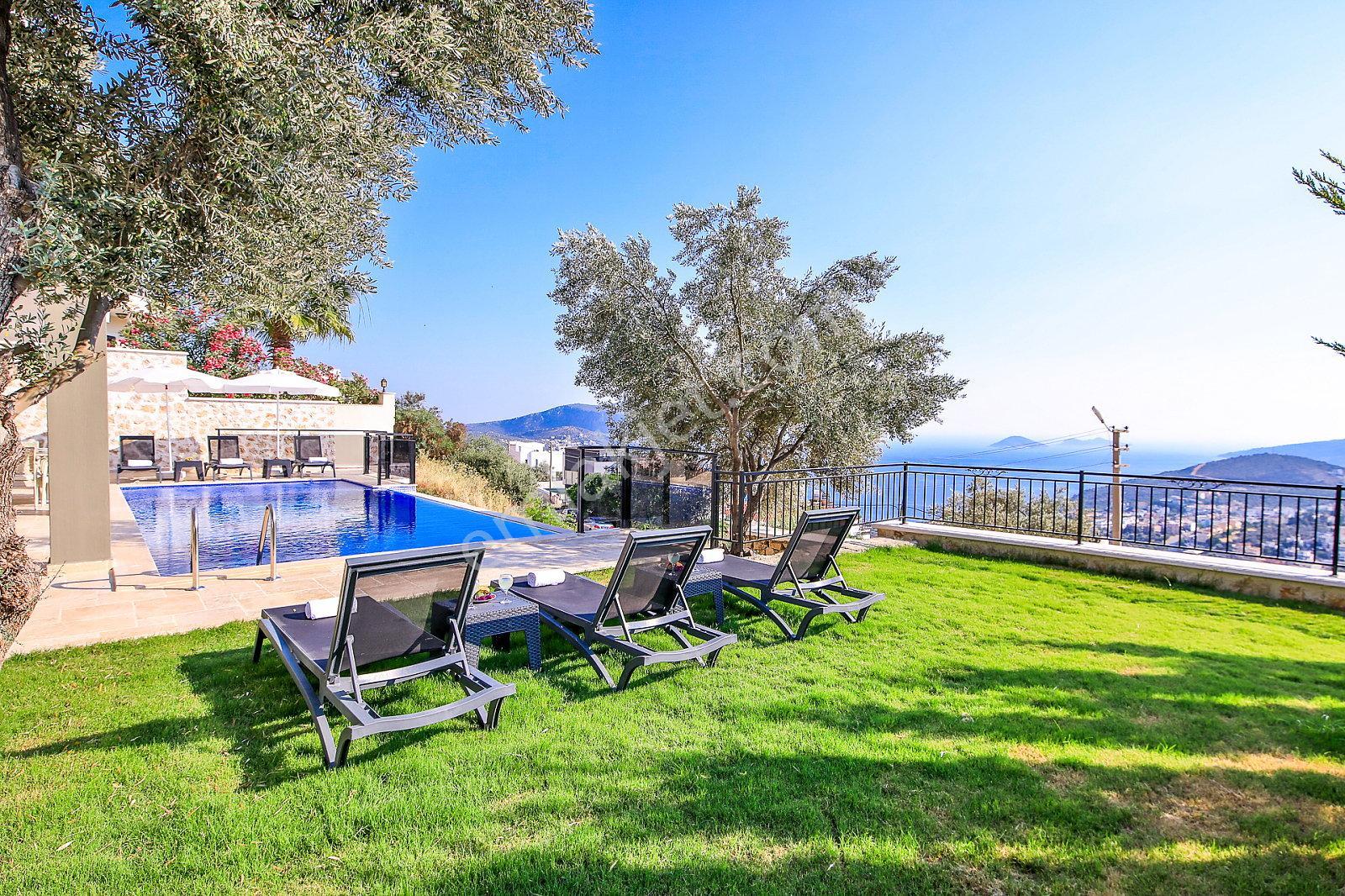 Kaş Kalkan'da Satılık Açık Ve Kapalı Havuzlu 5+1 Villa - Görsel 6