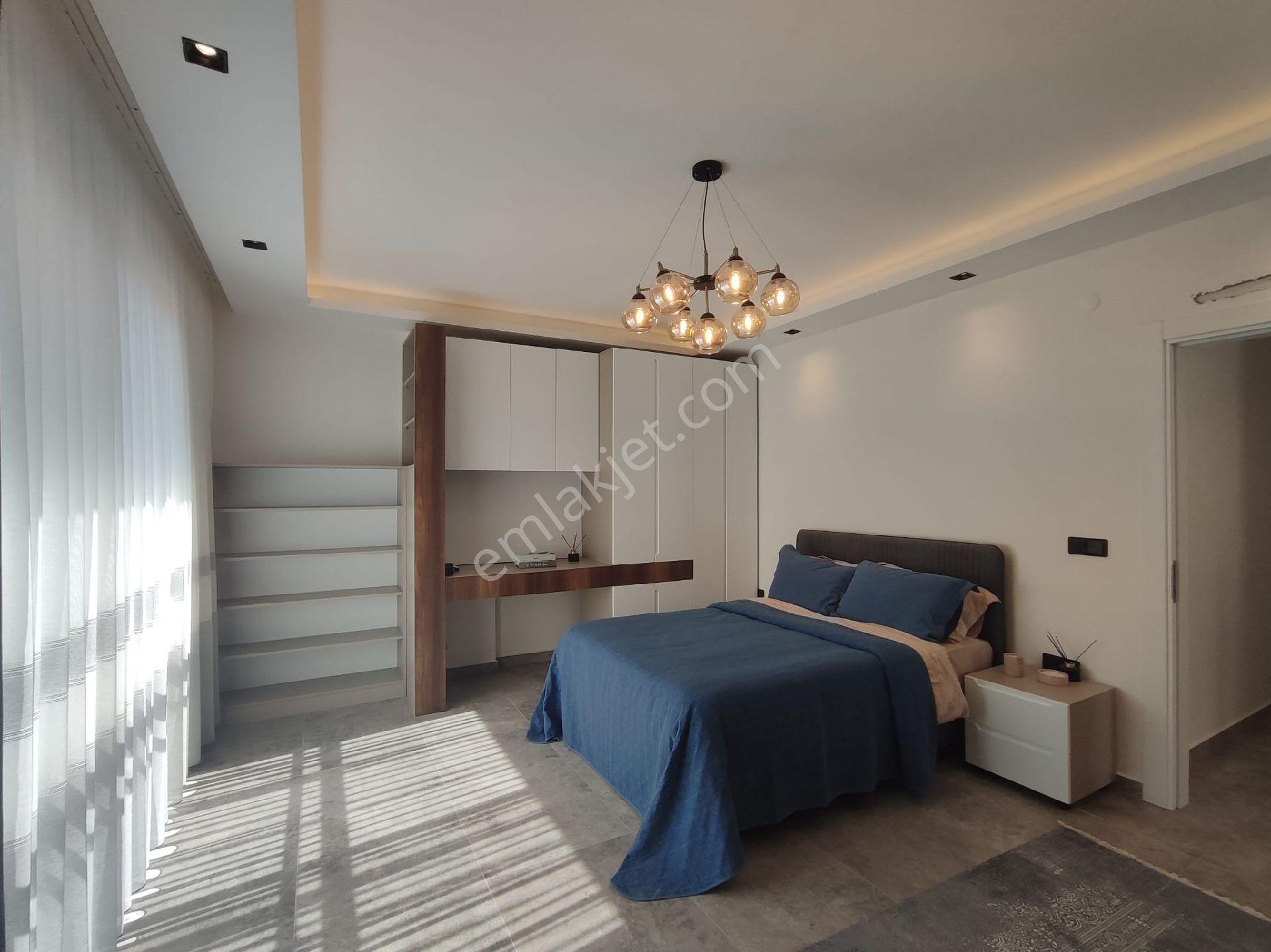 Kuşadası Davutlarda Doğa Ve Deniz Manzaralı Özel Havuzlu 5+2 Sıfır Müstakil Villa - Görsel 26