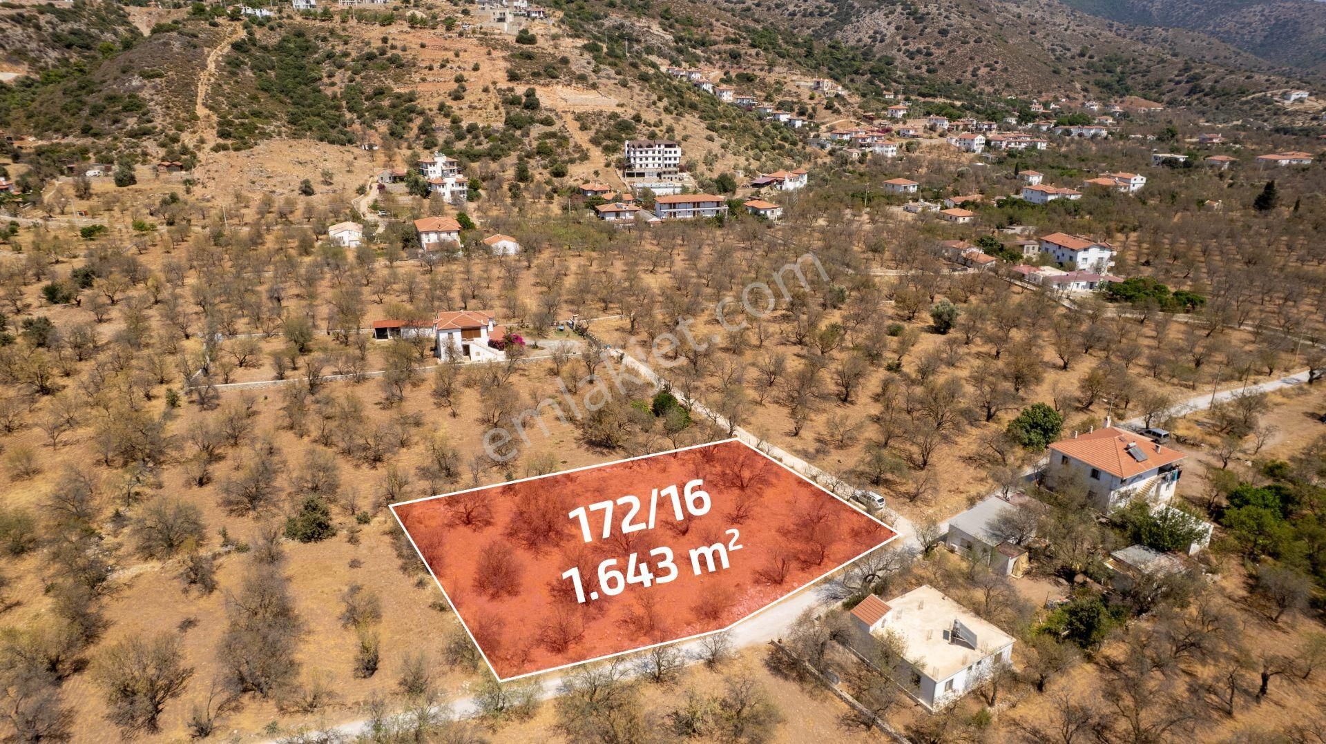 Datça Palamutbükü'nde Yola Sıfır Satılık 1.643m2 Bademlik Tarla - Görsel 2