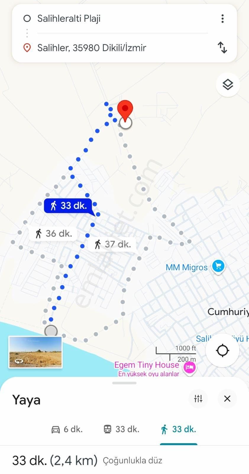 Denize 2 Km 300 M² Villa İmarlı Yatırımlık Arsa! Ümmetoğlu'ndan - Görsel 5