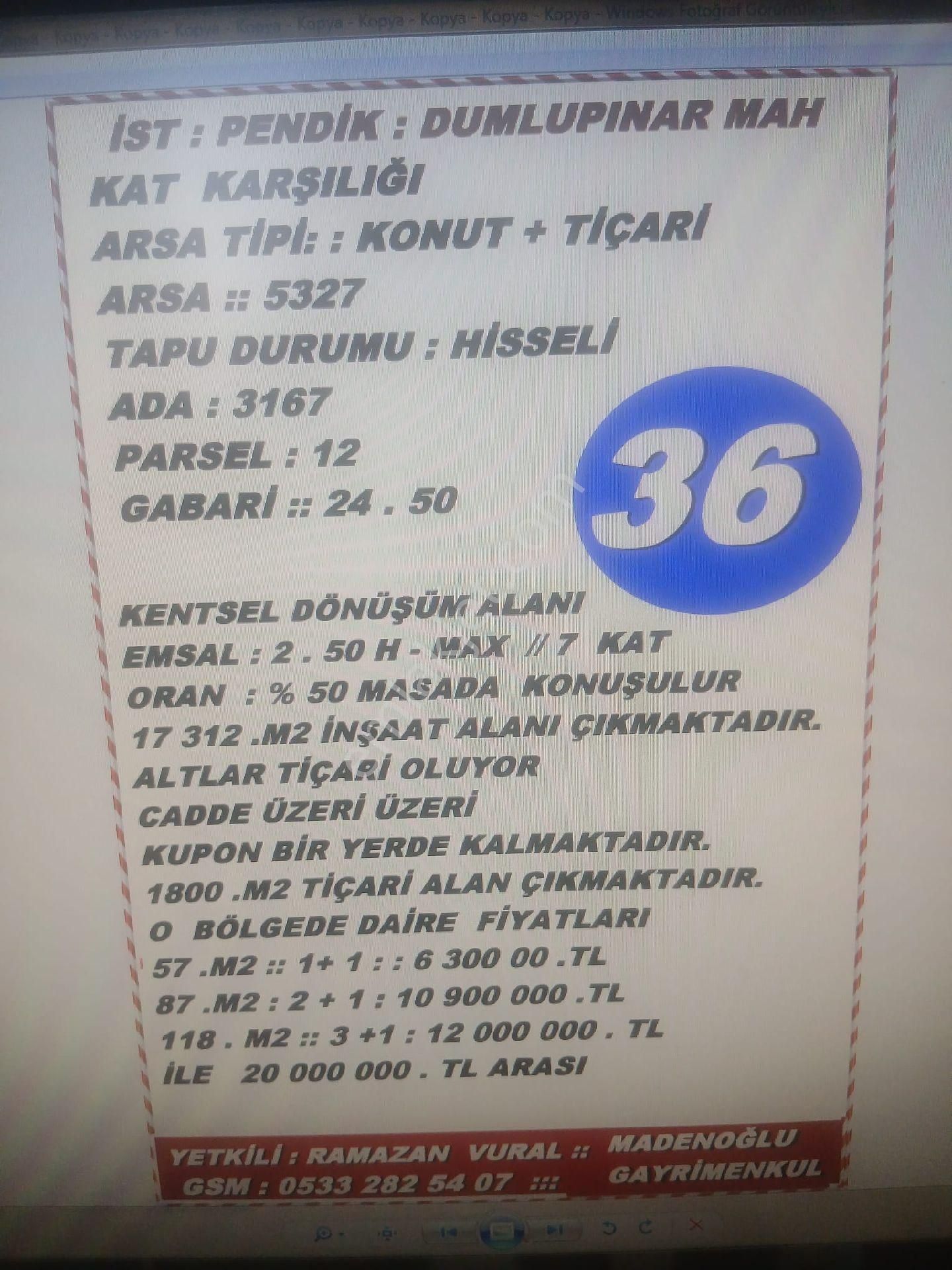 Dgs Emlaktan Kat Karşılığı Arsa Pendik