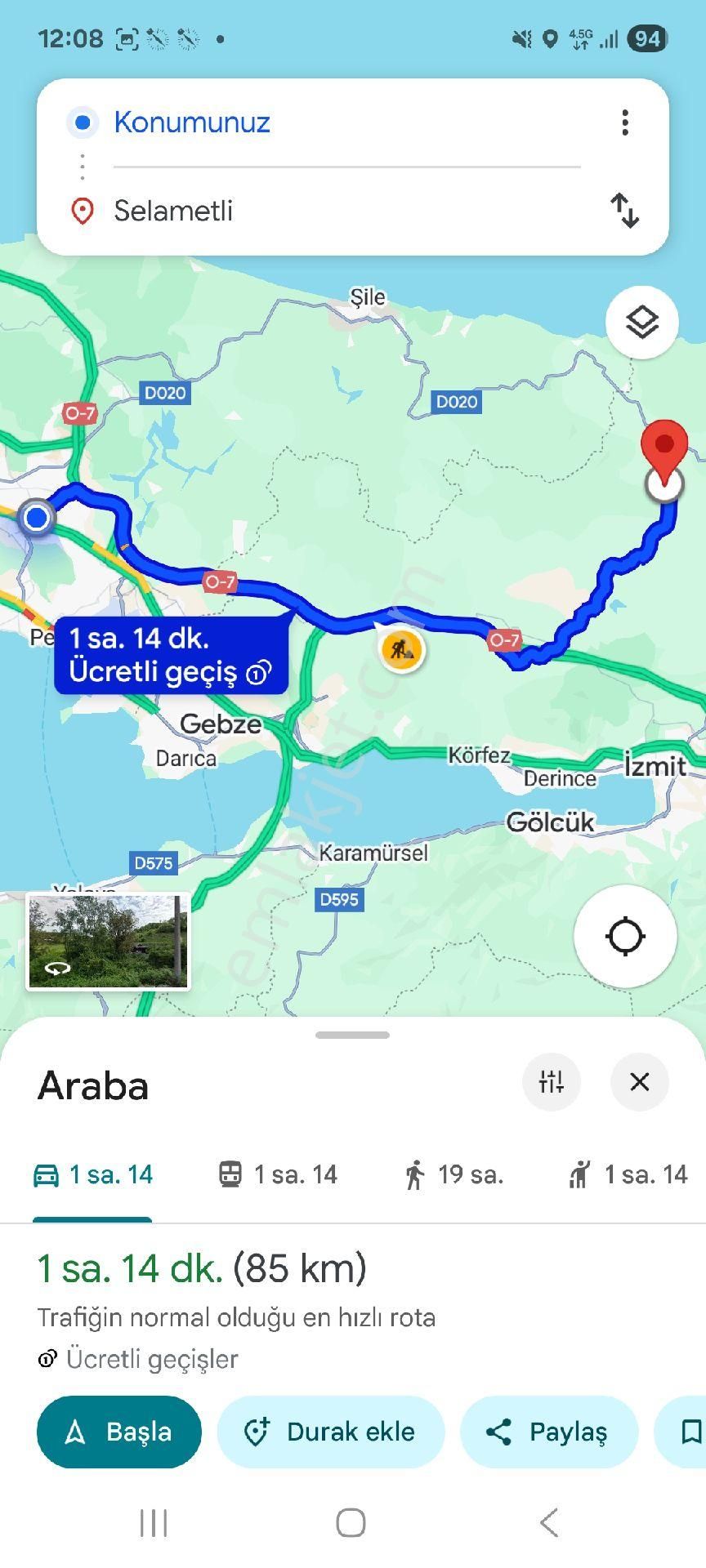 Kandıra Selametli %35 Villalık Köy İçi Arsa - Görsel 2