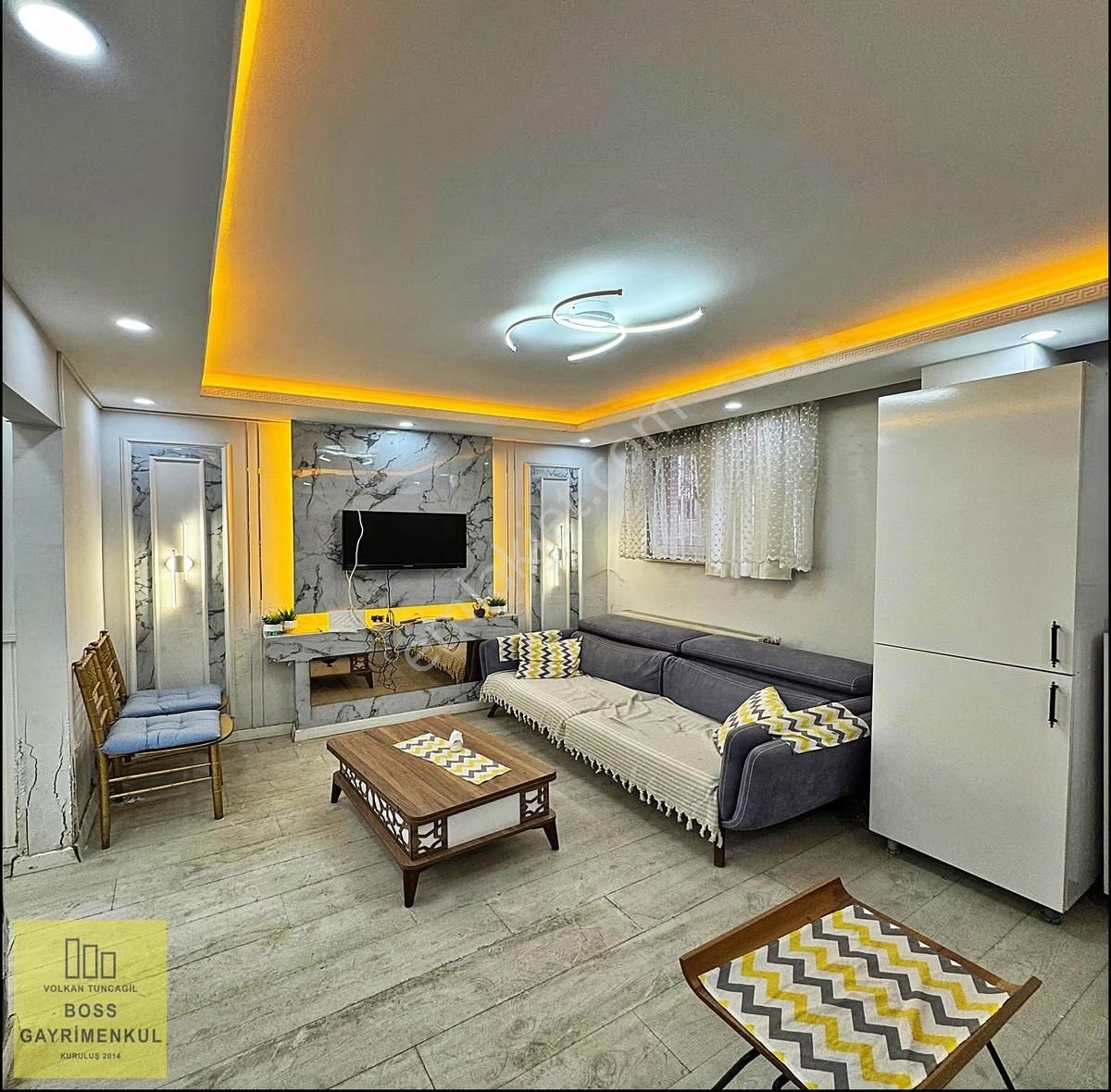 Yakuplu'da Dekorlu 1+1 Satılık Fırsat Bahçe Katı