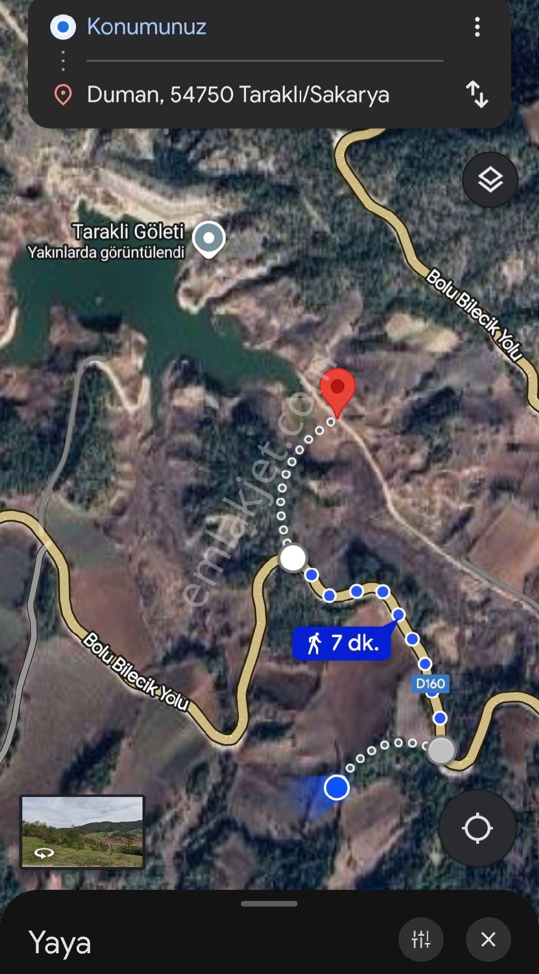 Realty World'dan Taraklı Hacialiler'de 4424m2 Gölet Yakını Tarla - Görsel 16