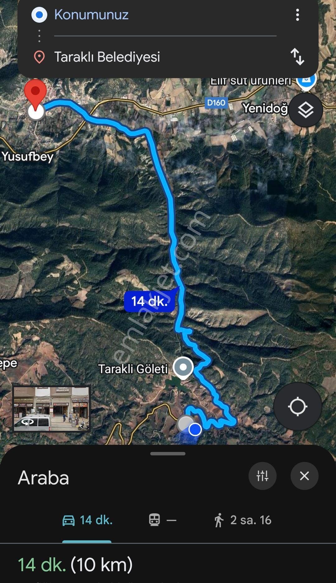 Realty World'dan Taraklı Hacialiler'de 4424m2 Gölet Yakını Tarla - Görsel 17