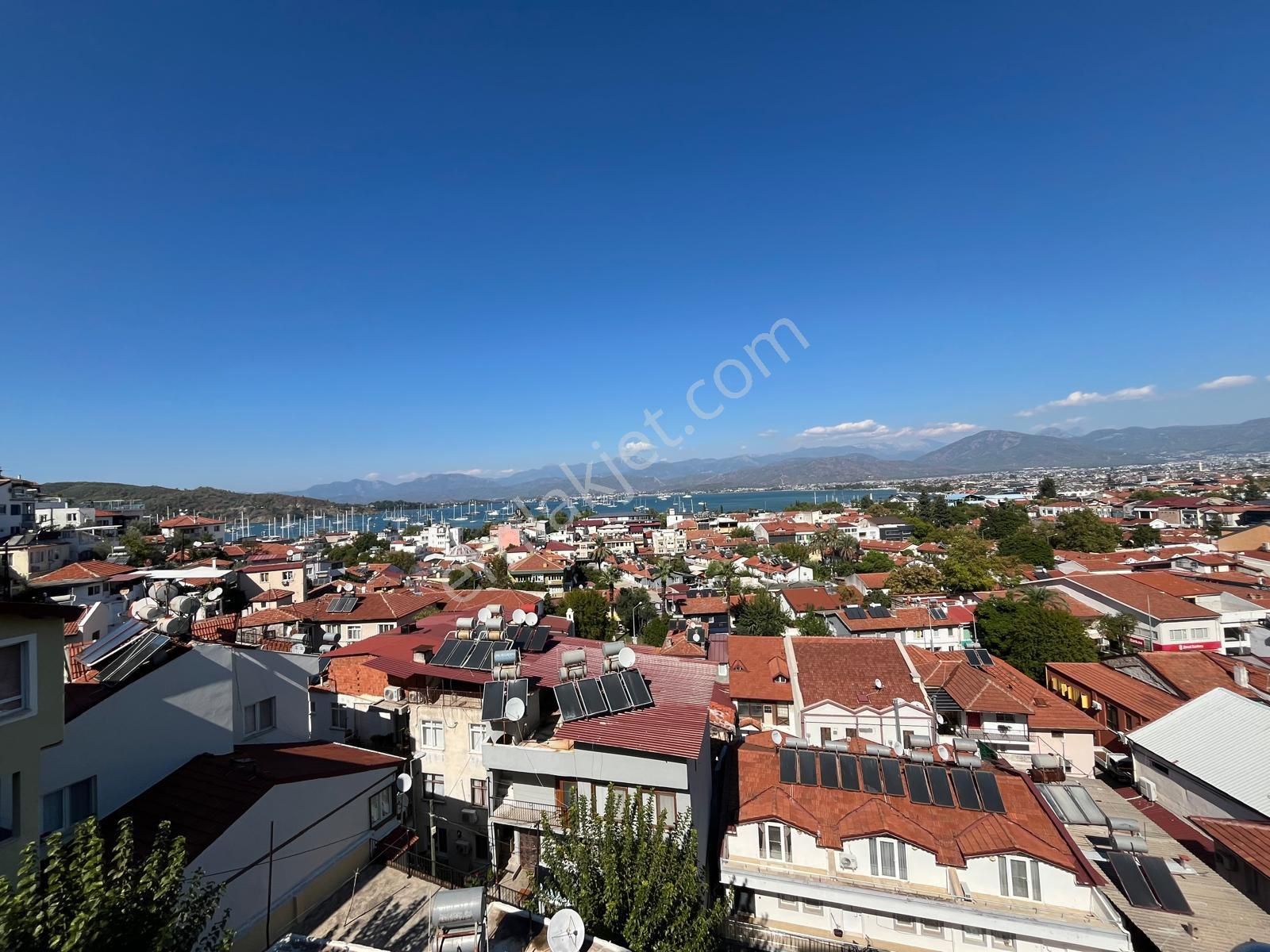 Fethiye Karagözler'de Muhteşem Deniz Ve Şehir Manzaralı Satılık 2 Katlı Ev - Görsel 35