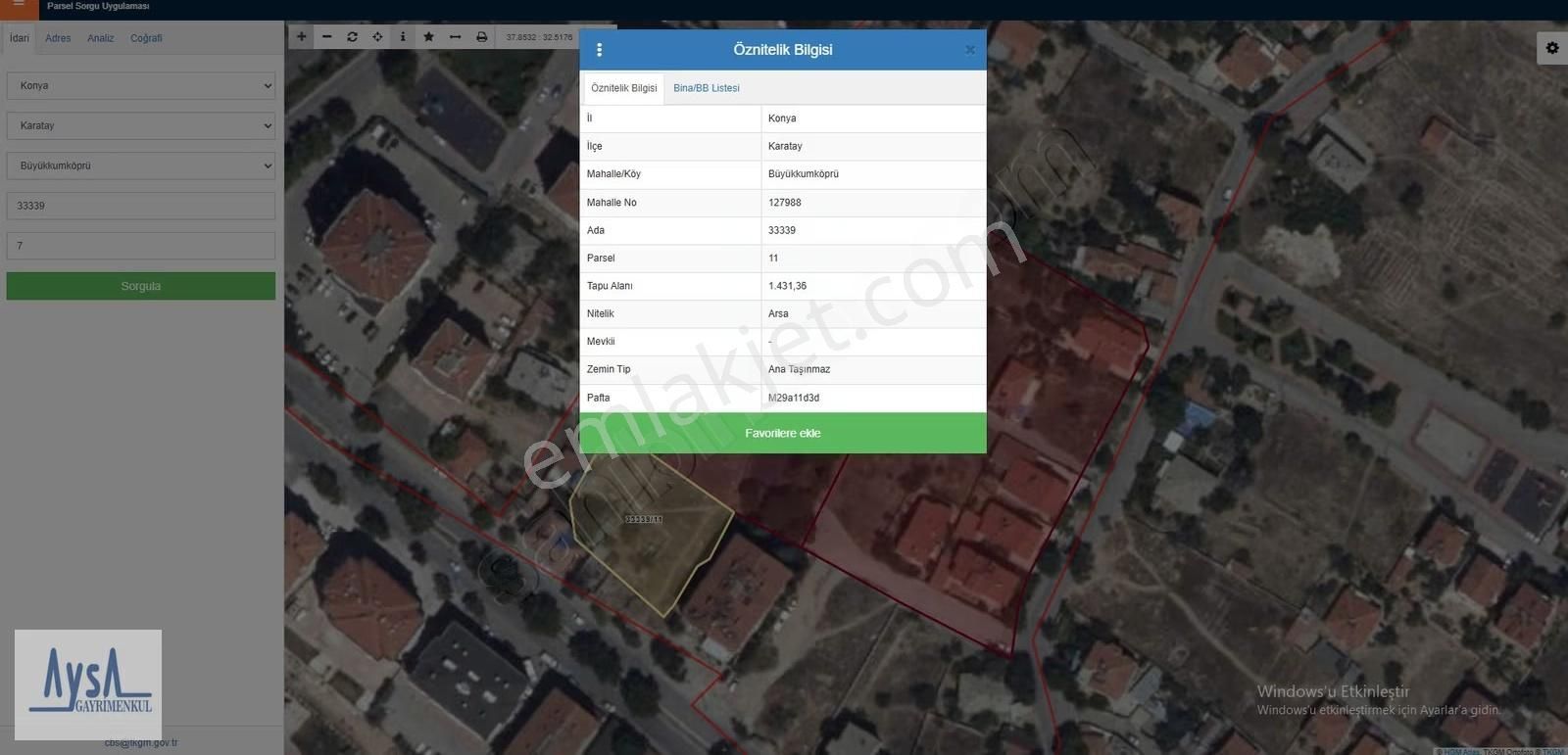 Aysa'dan Mengene Caddesi Üzeri 84 M2 Satılık Ticari Arsa Hissesi - Görsel 8