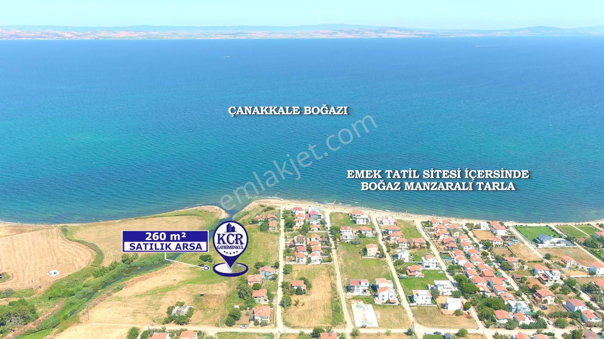 Lapseki Emek Tatilde Denize 170 M Muhteşem Konumda Fırsat Arsa - Görsel 8