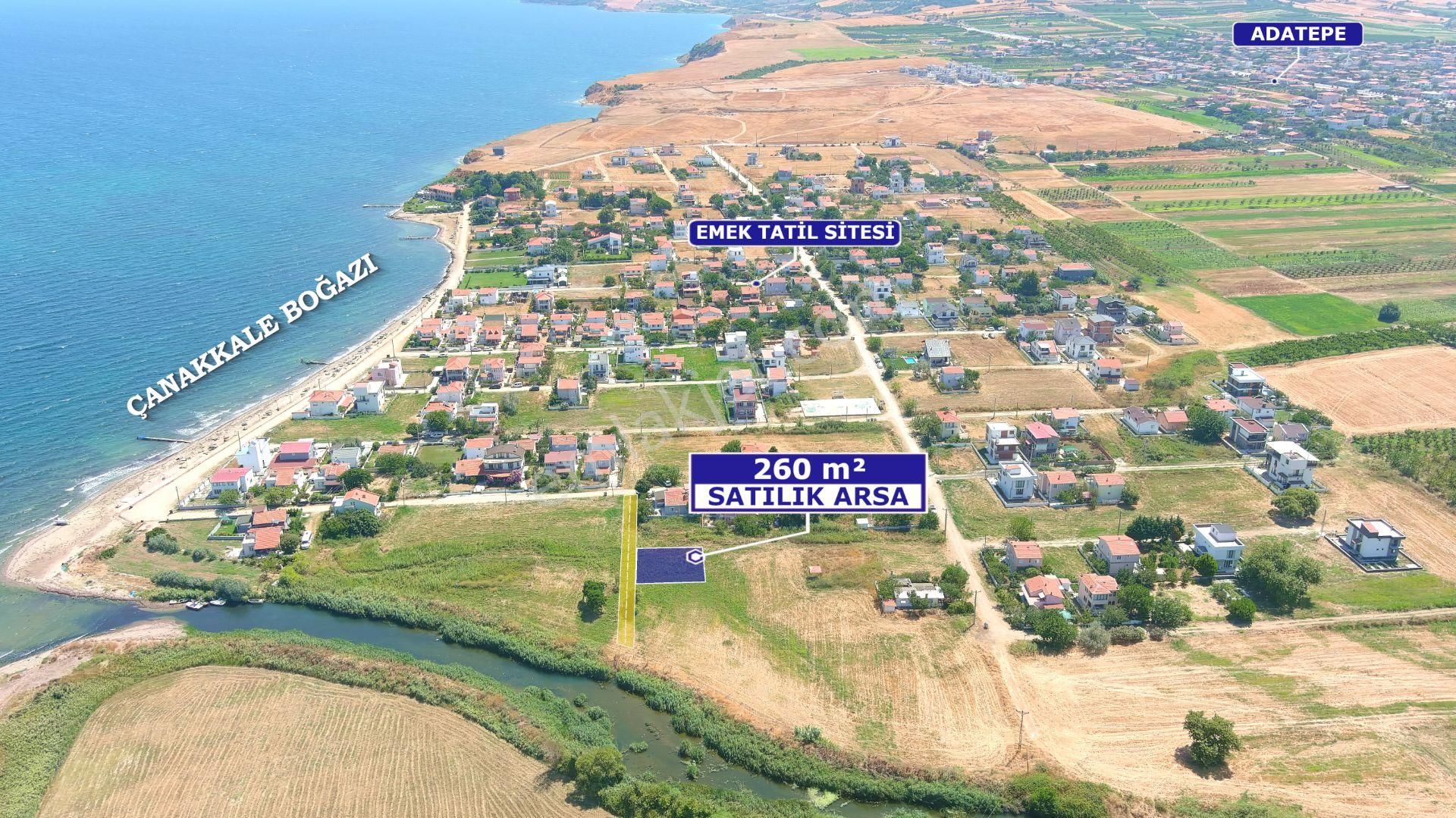 Lapseki Emek Tatilde Denize 170 M Muhteşem Konumda Fırsat Arsa - Görsel 13