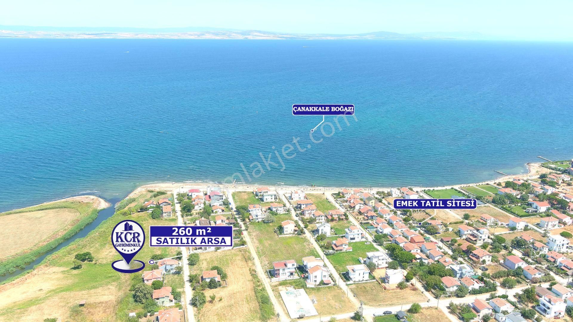 Lapseki Emek Tatilde Denize 170 M Muhteşem Konumda Fırsat Arsa - Görsel 6