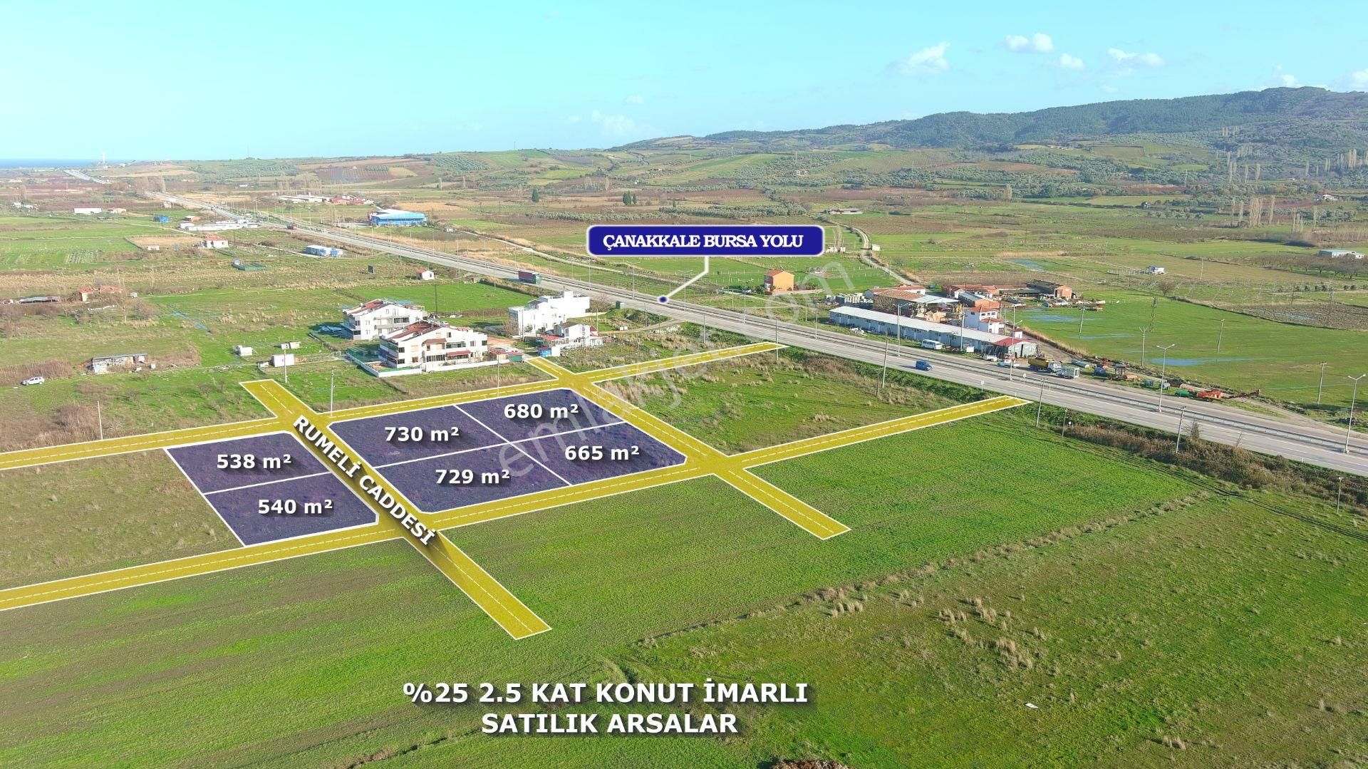 Çanakkale Lapseki'de Denize 150 Metre Satılık Arsalar - Görsel 11