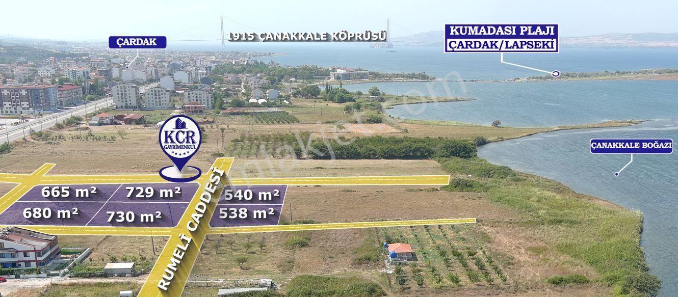 Çanakkale Lapseki'de Denize 150 Metre Satılık Arsalar - Görsel 7