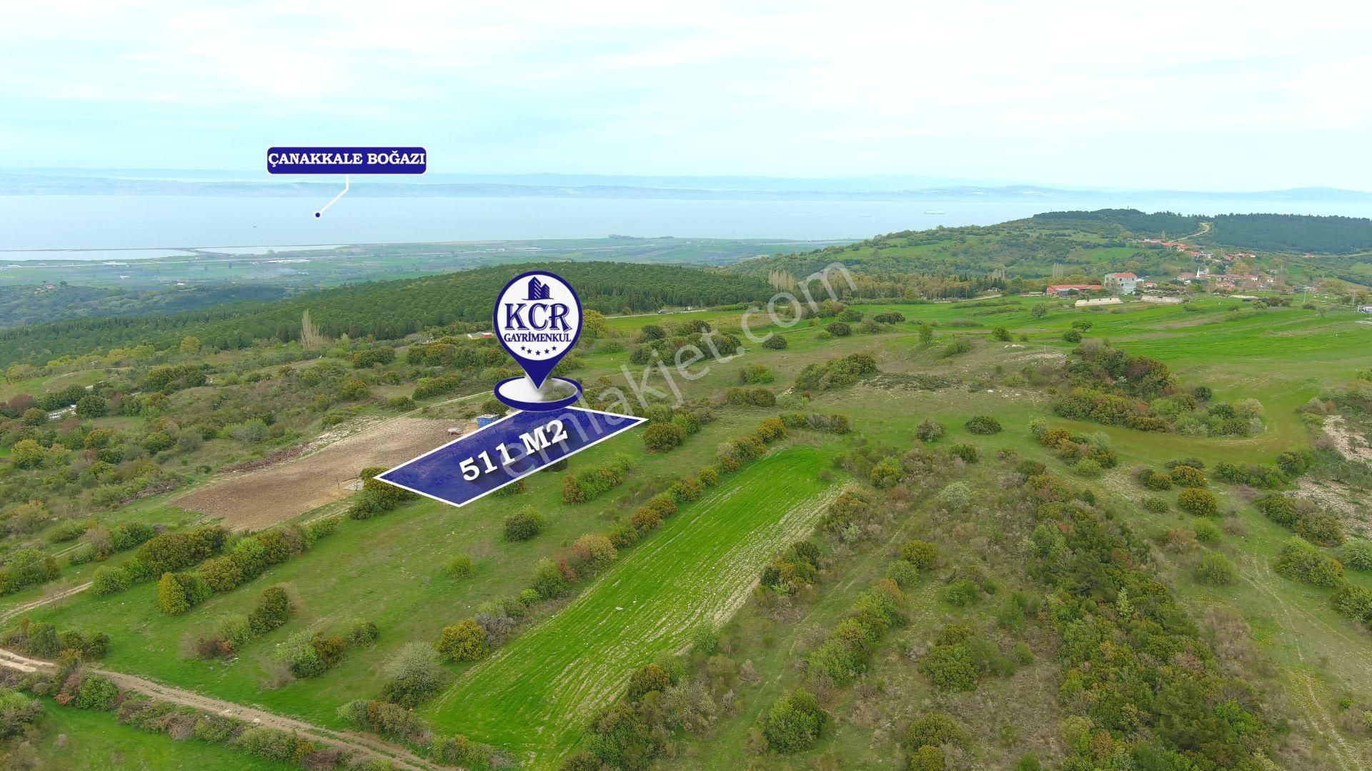 Çanakkale Mecidiyede Boğaz Manzaralı Satılık İki Adet Tarla - Görsel 3