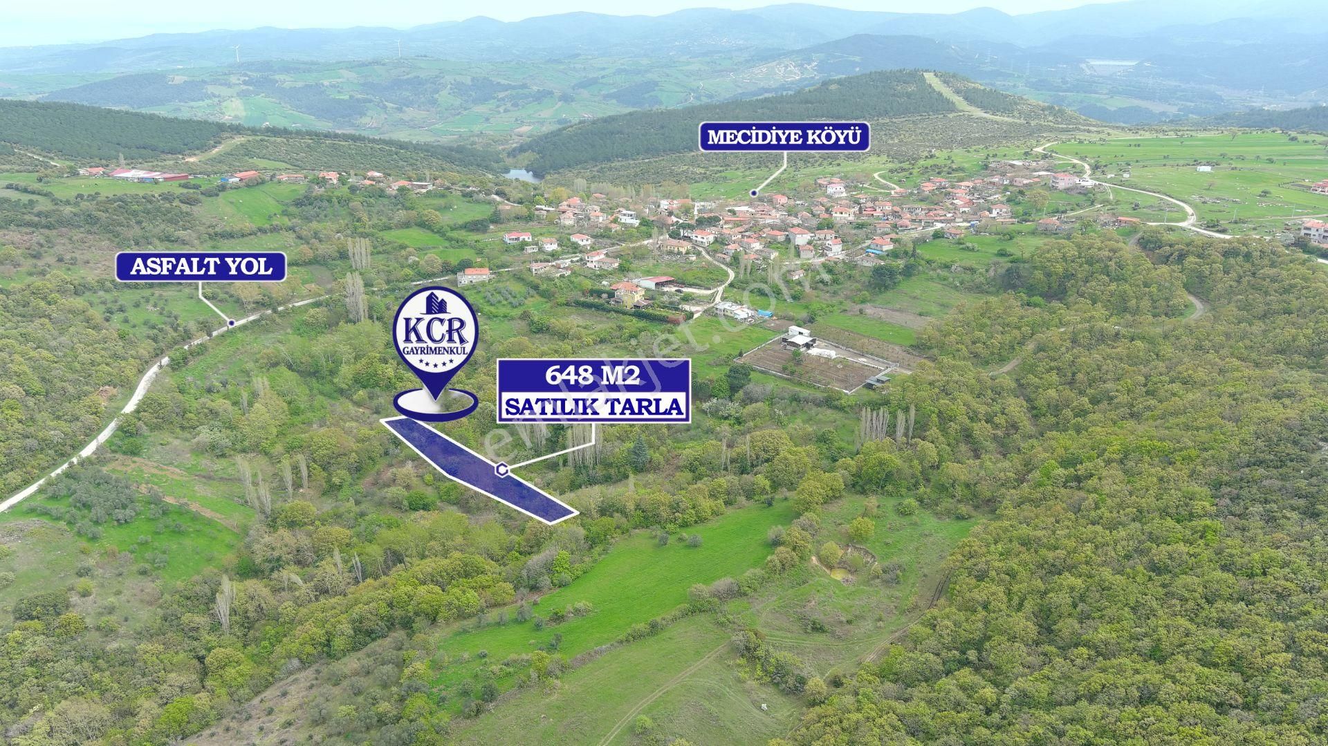 Çanakkale Mecidiyede Boğaz Manzaralı Satılık İki Adet Tarla - Görsel 8