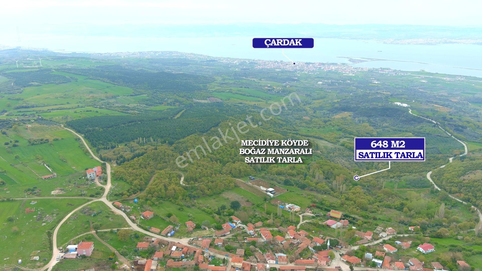 Çanakkale Mecidiyede Boğaz Manzaralı Satılık İki Adet Tarla - Görsel 12