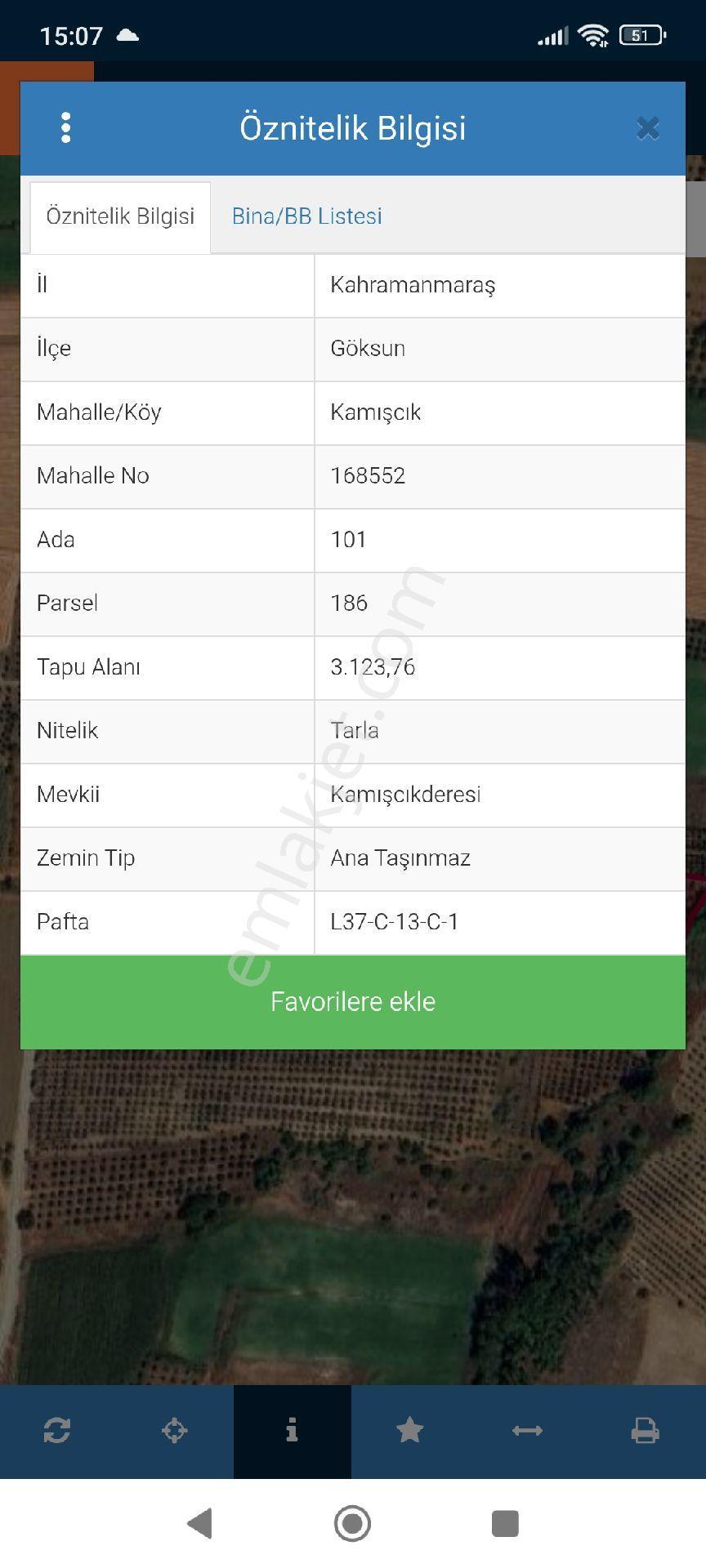 Kamışcık Mahallesinde Satılık Bahçe - Görsel 3