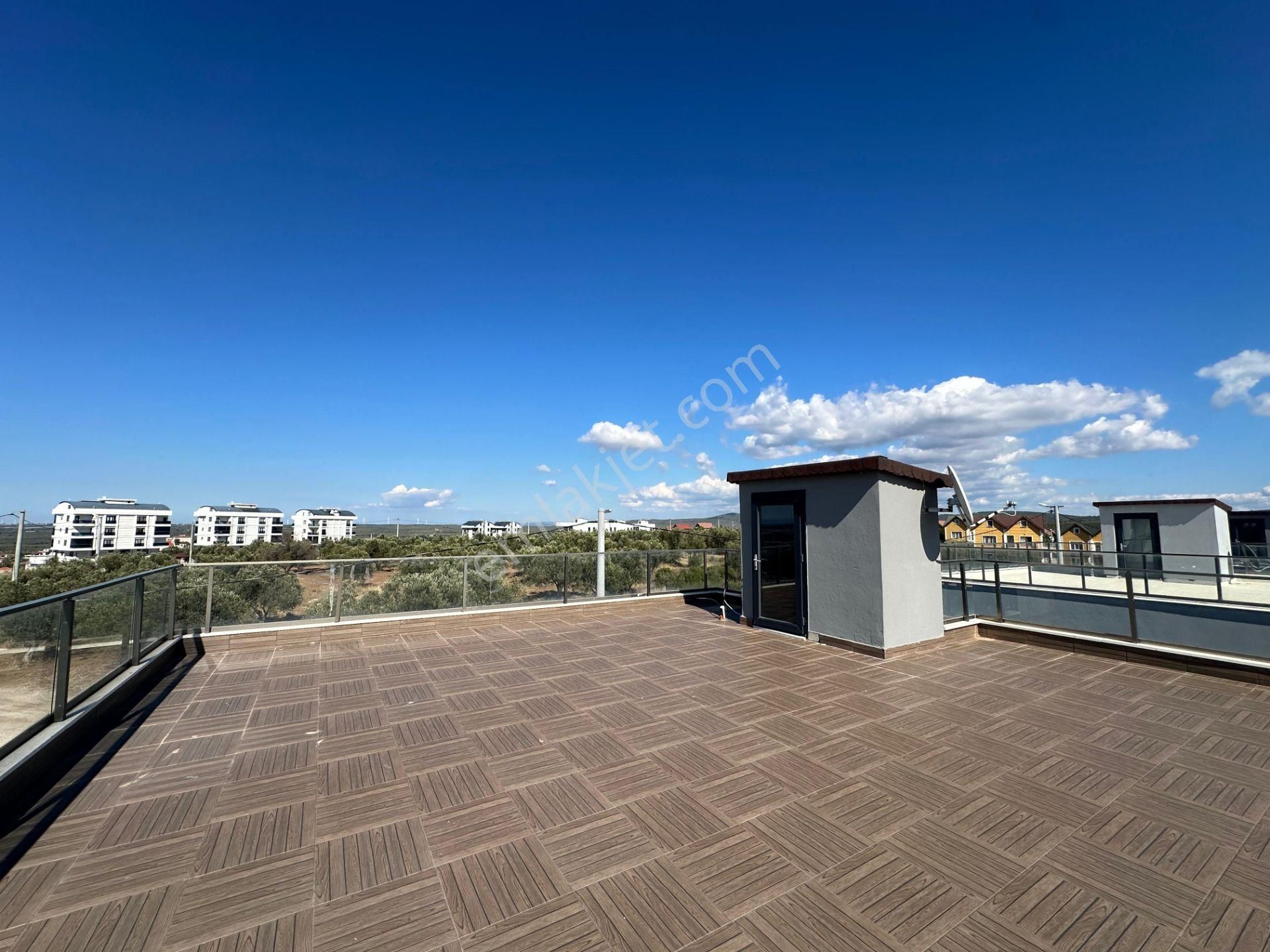 Çanakkale Geyikli'de Deniz Manzaralı, Bahçeli Kiralık Villa! - Görsel 30