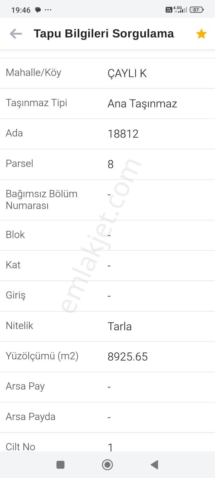 Satılık Tarla - Görsel 8