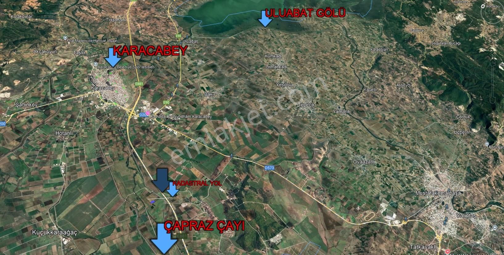 Bursa Karacabey Yolağzı Satılık Tarla Startkeyyön'den - Görsel 2