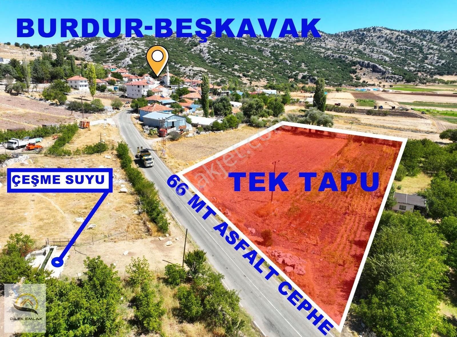 Burdur Merkez Beşkavak'ta Emsalsiz 4.688m² İmar İçi Asfalt Cephe - Görsel 12