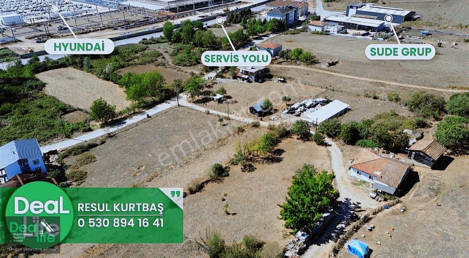 Hyundai Karşısı Kuzey Marmara Dibinde Yollu Sanayi Arsası