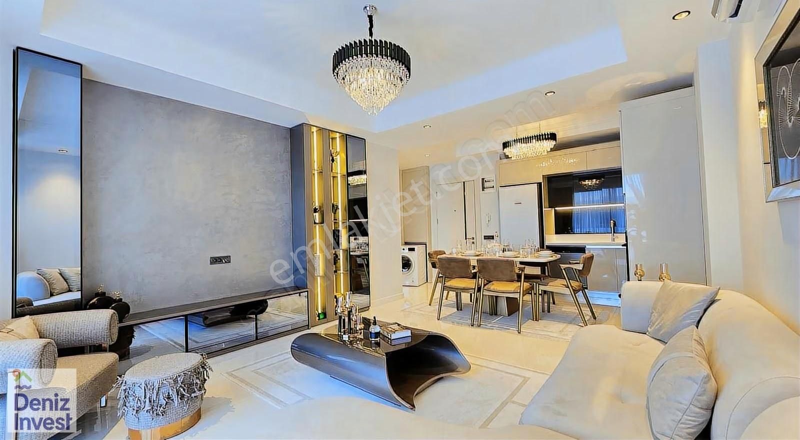 Alanya Türkler Azura World Rez 2+1:115m2 Lüxs Eşyalı Kiralık - Görsel 5