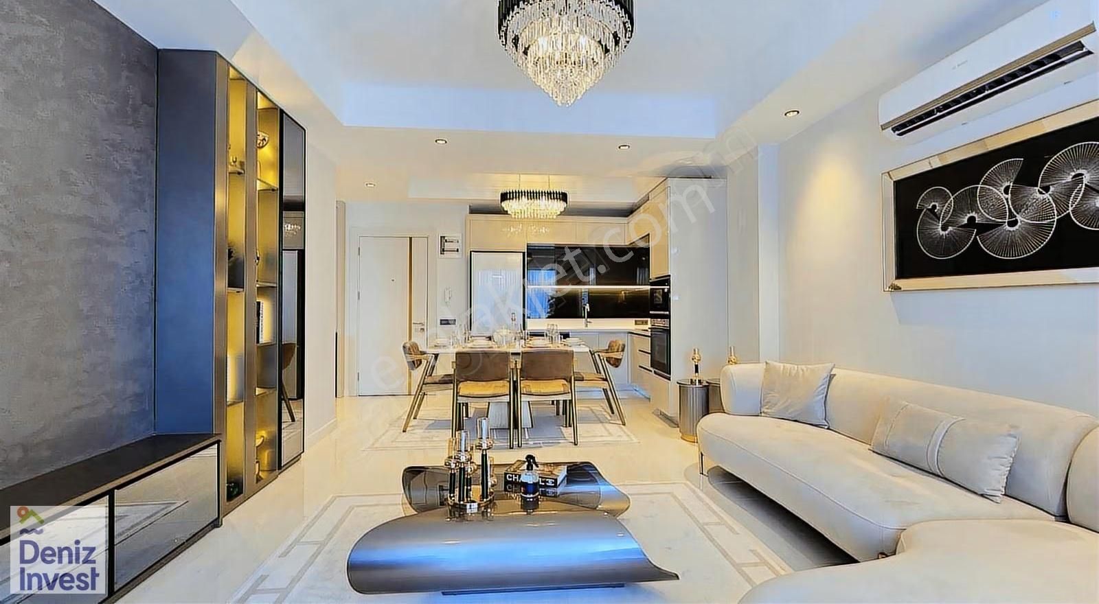 Alanya Türkler Azura World Rez 2+1:115m2 Lüxs Eşyalı Kiralık - Görsel 11