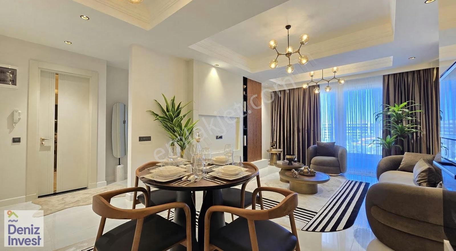 Alanya Türkler Azura World Rez 1+1:70m2 Lüxs Eşyalı Kiralık Dair - Görsel 10