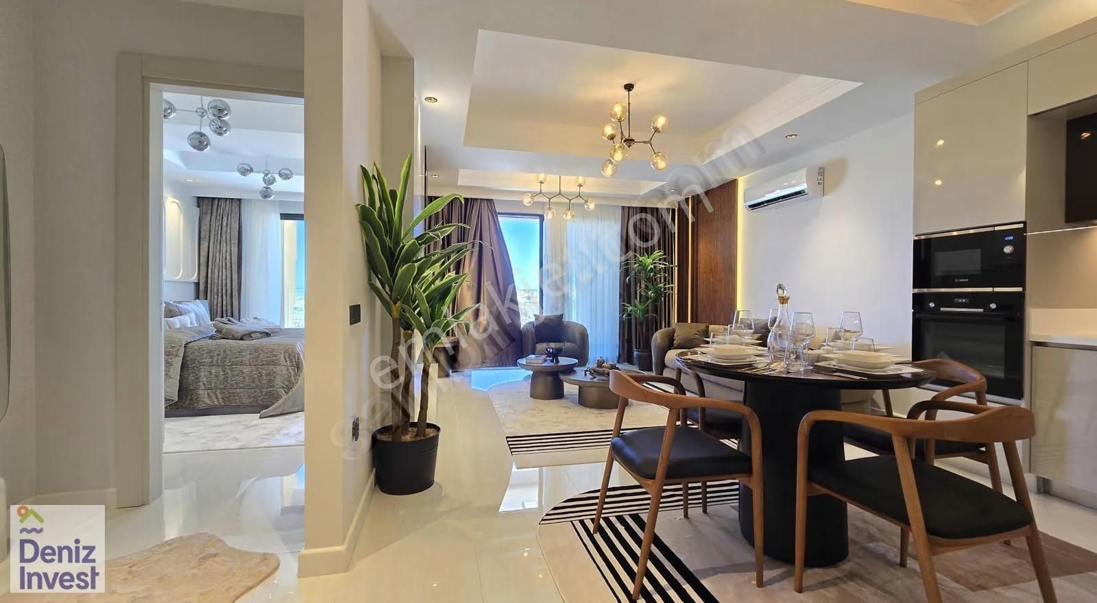 Alanya Türkler Azura World Rez 1+1:70m2 Lüxs Eşyalı Kiralık Dair - Görsel 8