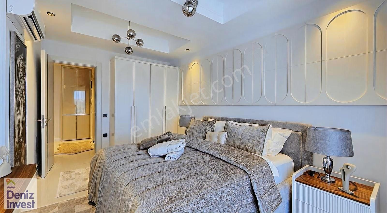 Alanya Türkler Azura World Rez 1+1:70m2 Lüxs Eşyalı Kiralık Dair - Görsel 15