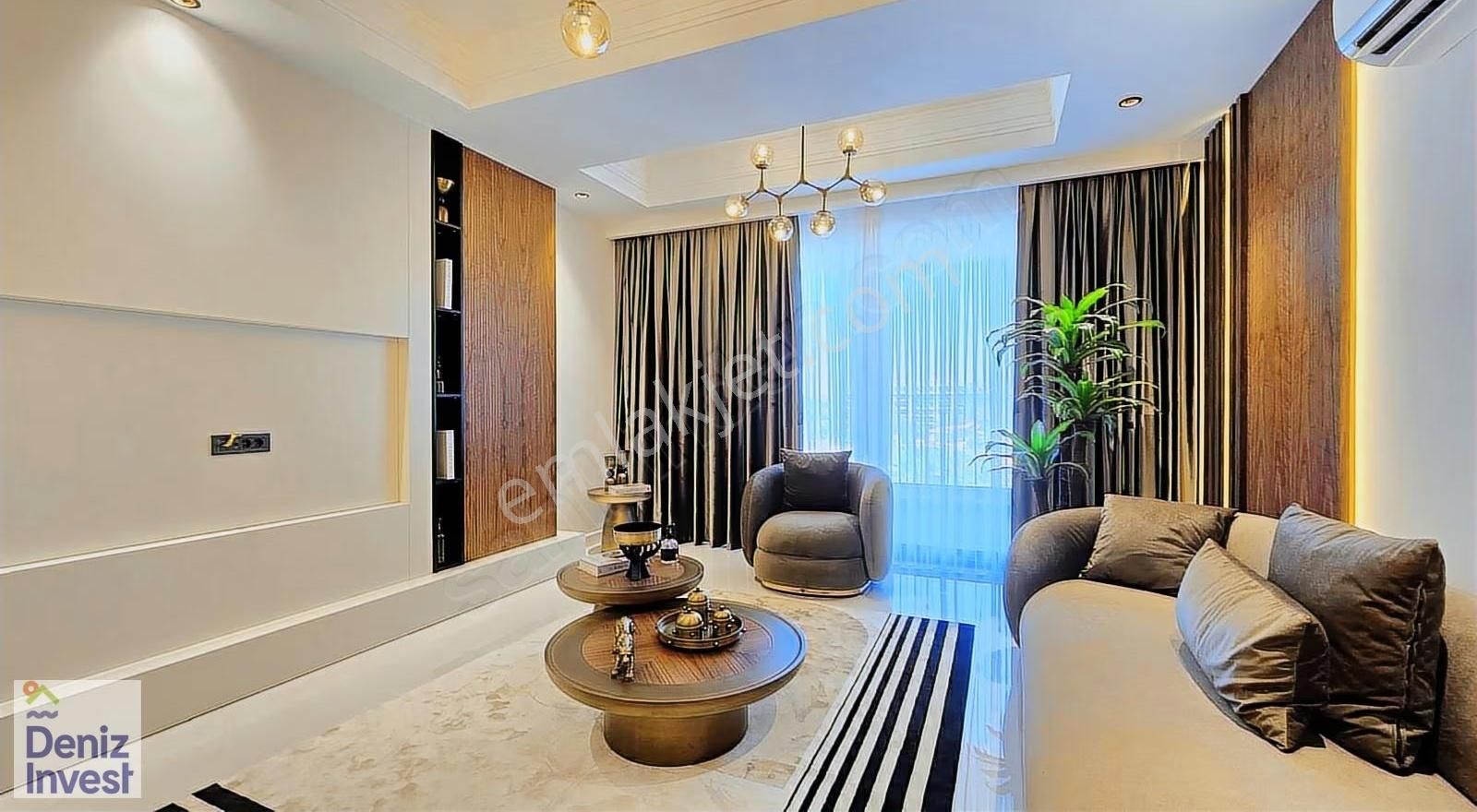 Alanya Türkler Azura World Rez 1+1:70m2 Lüxs Eşyalı Kiralık Dair - Görsel 16