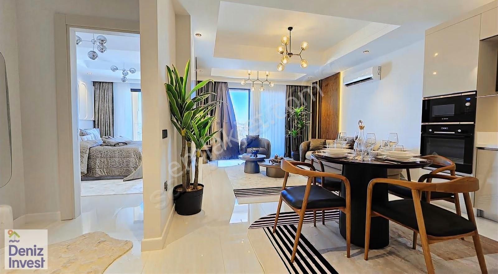 Alanya Türkler Azura World Rez 1+1:70m2 Lüxs Eşyalı Kiralık Dair - Görsel 7