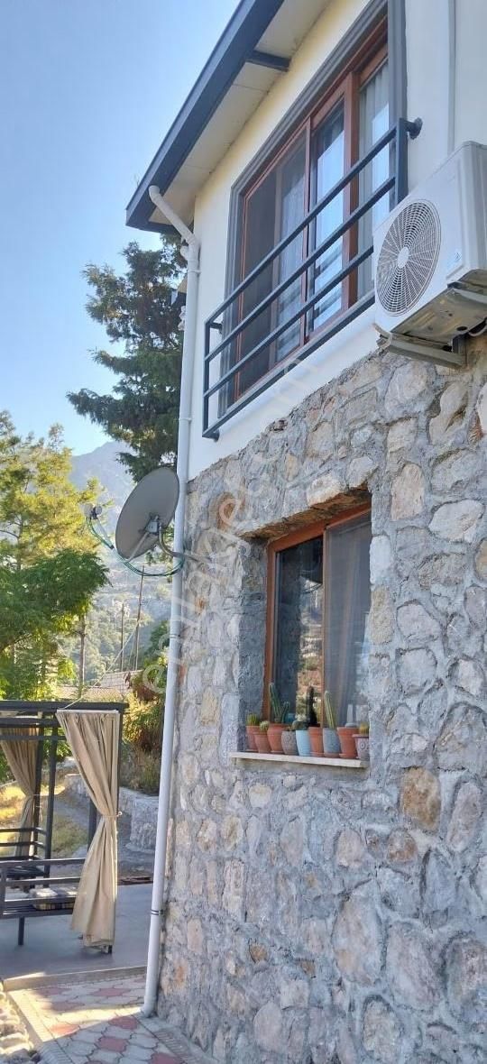 Marmaris Osmaniye Kumlubük Satılık Full Deniz Manzaralı Taş Ev - Görsel 16