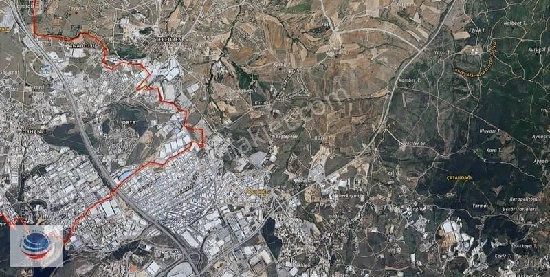 Tuzla Orhanlı'da Satılık 31000 M² Sanayi İmarlı Arsa - Görsel 9