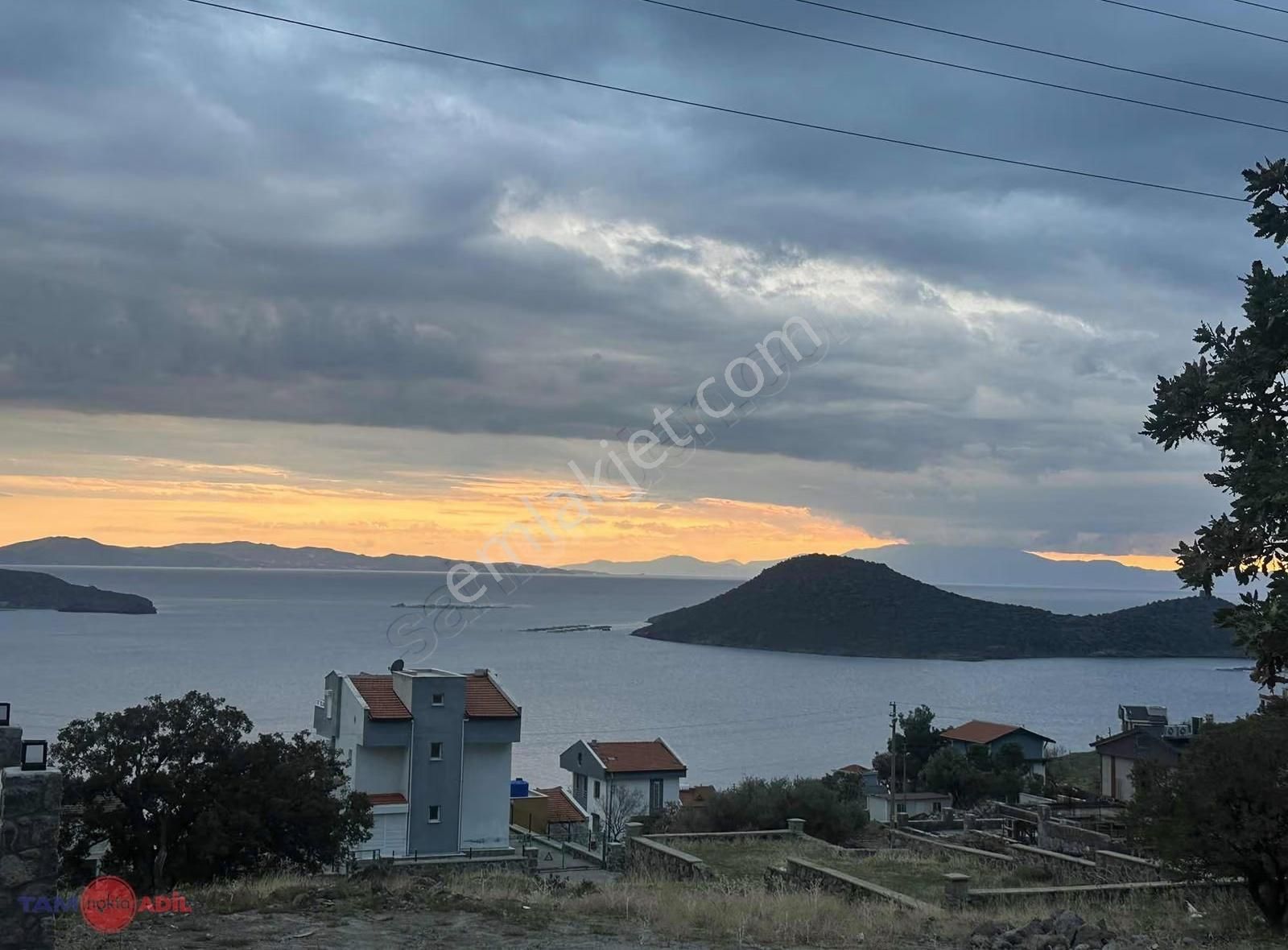 Çandarlı Deniz Ve Adalar Manzaralı 350 M2 Villa İmarlı Arsa - Görsel 10
