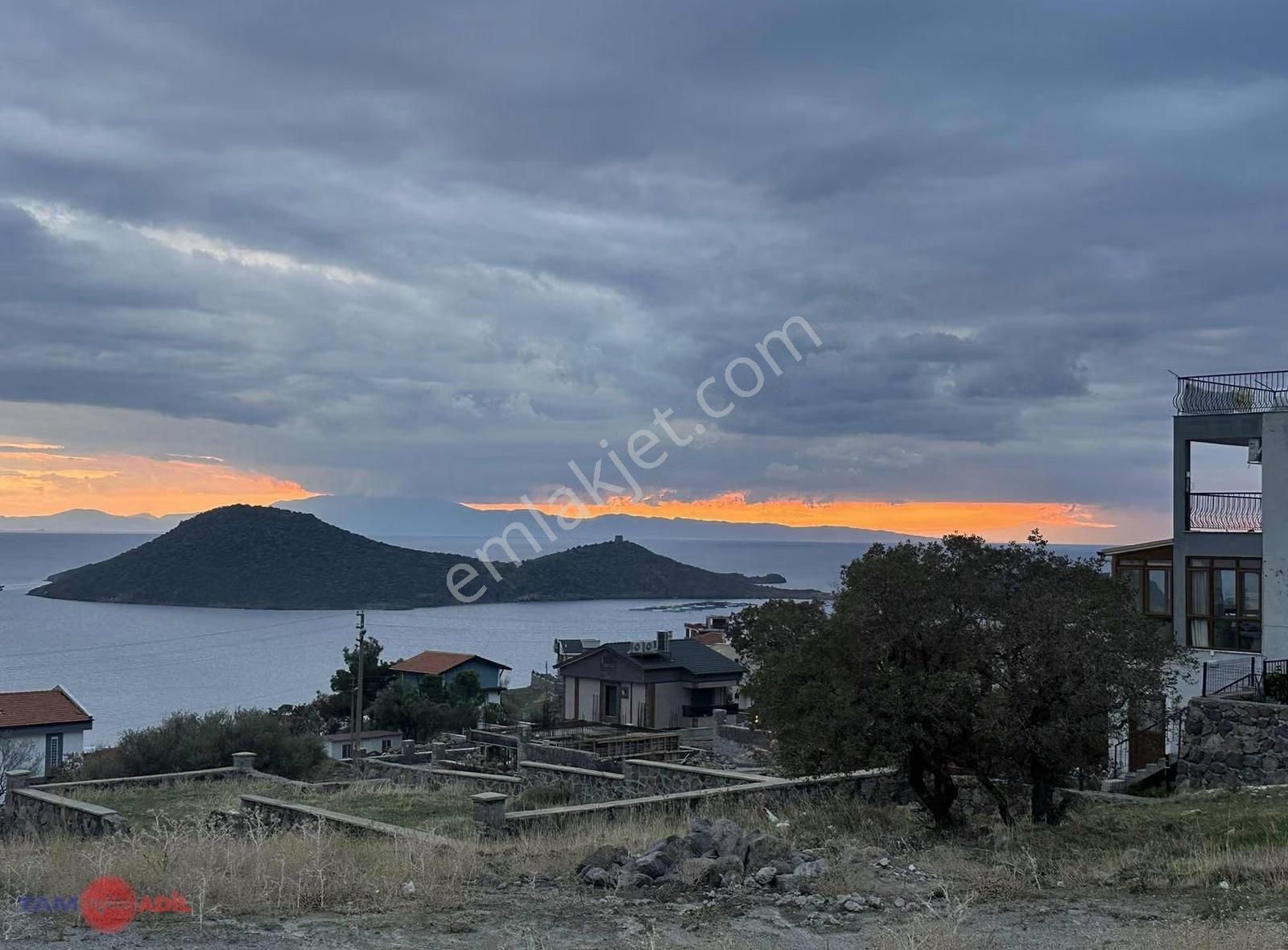 Çandarlı Deniz Ve Adalar Manzaralı 350 M2 Villa İmarlı Arsa - Görsel 7