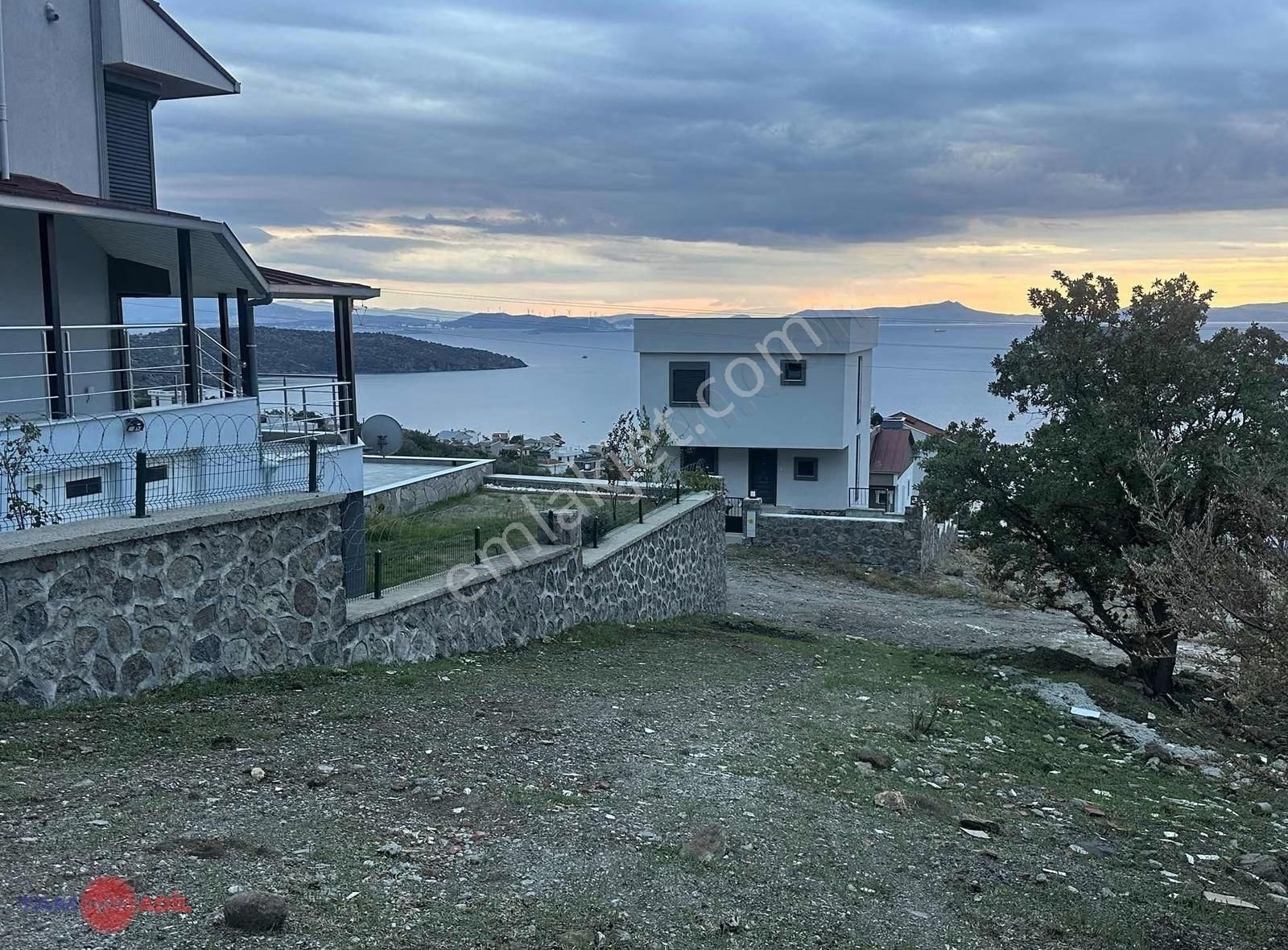 Çandarlı Deniz Ve Adalar Manzaralı 350 M2 Villa İmarlı Arsa - Görsel 12