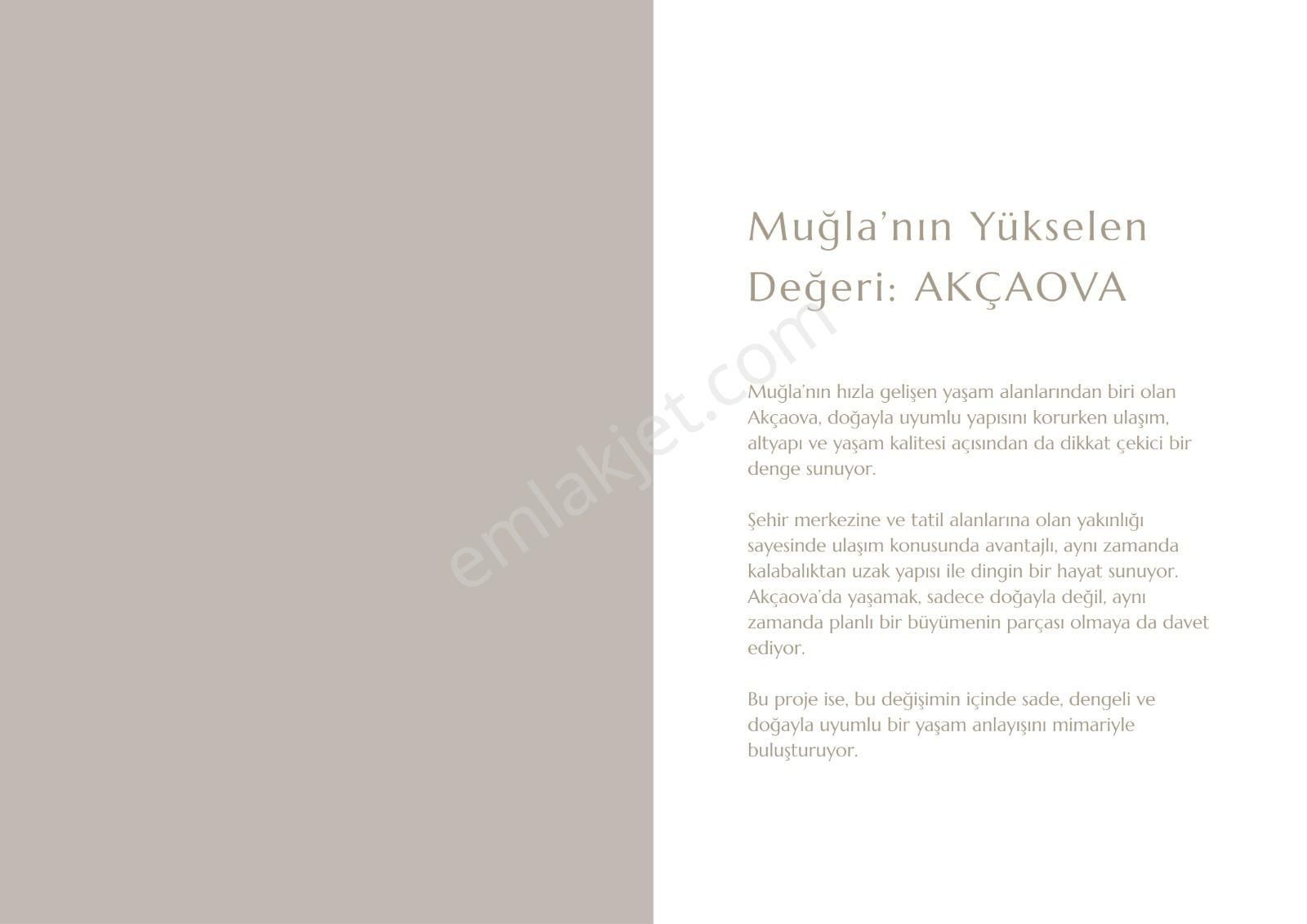 Muğla Akçaova Da Projeden Satılık Sıfır Daireler - Görsel 15