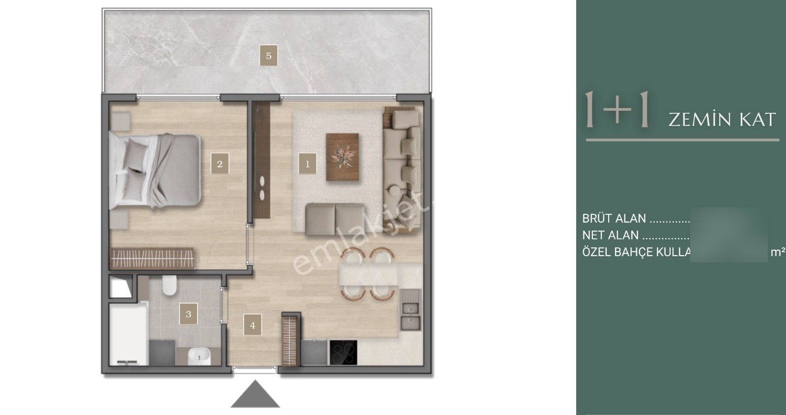 Muğla Akçaova Da Projeden Satılık Sıfır Daireler - Görsel 8
