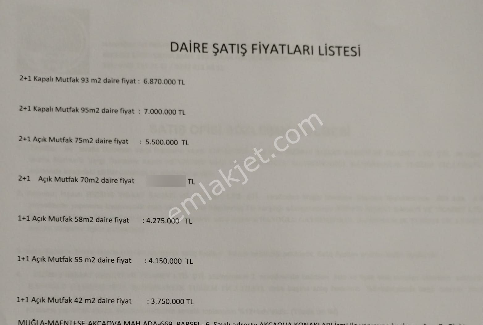 Muğla Akçaova Da Projeden Satılık Sıfır Daireler - Görsel 16