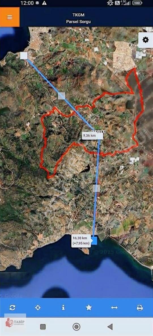 İzmir Dikili 18 Dönüm Yola Cepheli - Görsel 6