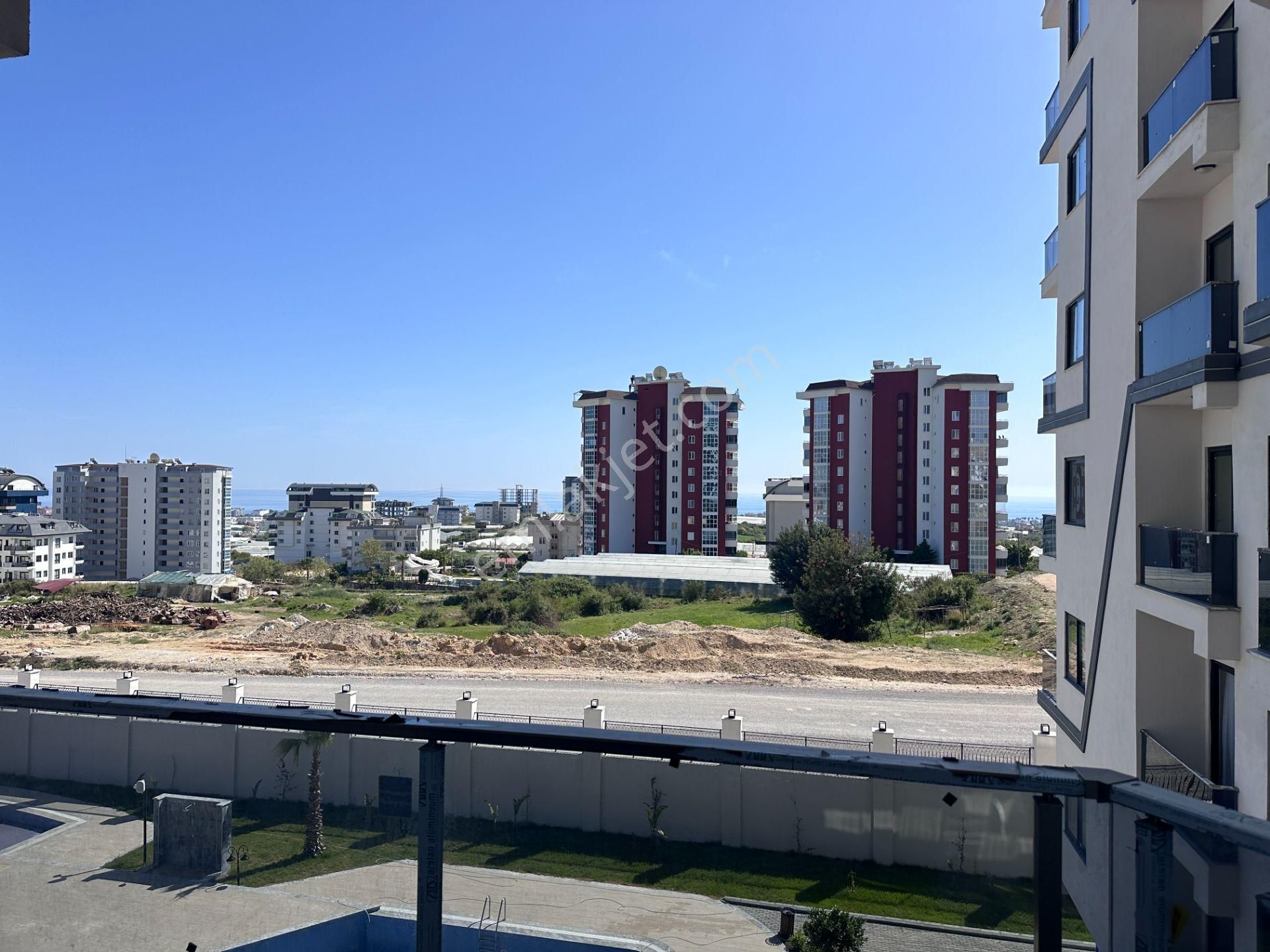 Payallar Faralya Residance 1+1 60 M2 4.kat Güney Cephe Deniz Manzaralı - Görsel 19