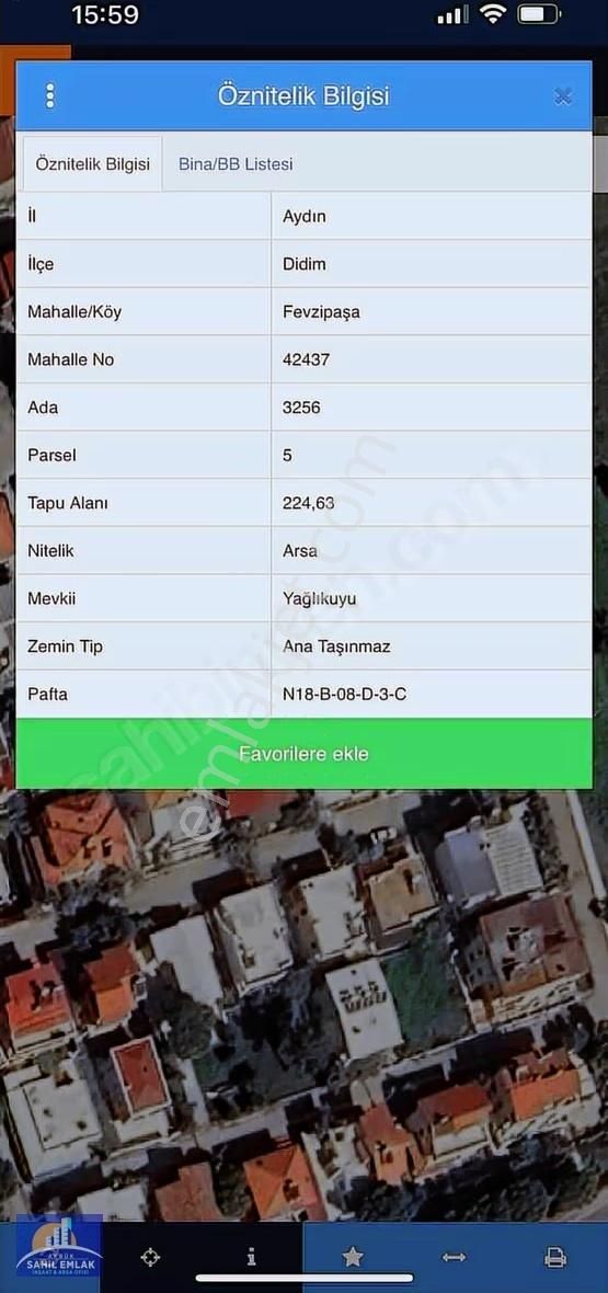 Didim Uslu Sitesi'nde Satılık Villa Arsası