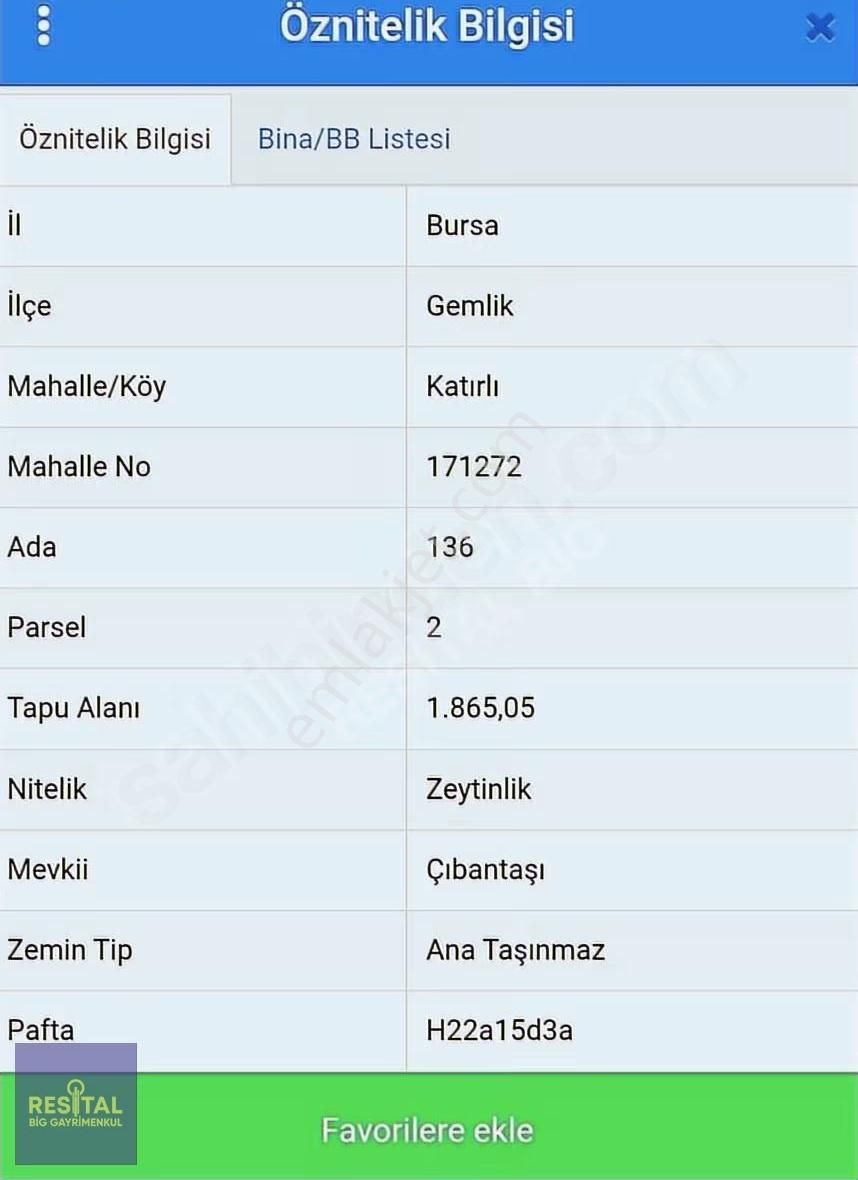 Katırlı Mah İçinde 1870m² Zeytinlik Resital Big Gayrimenkulde - Görsel 14