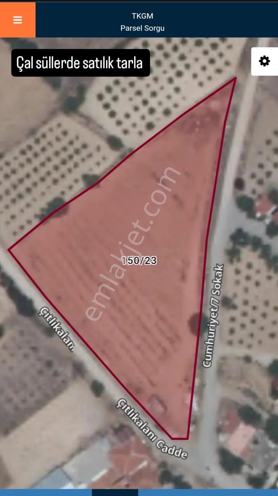 Çal Süller Köy İçinde Satılık Fırsat Tarla - Görsel 6