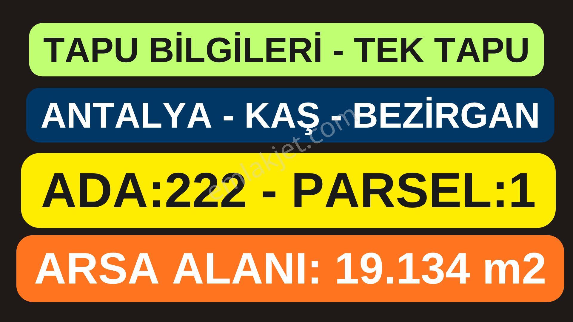 Antalya-kaş-bezirgan-satılık Arazi-rızai Taksimli-yakınına Kadar Yolu Var - Görsel 9